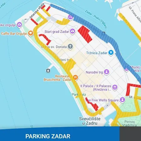 Zara, Centar Zadar
